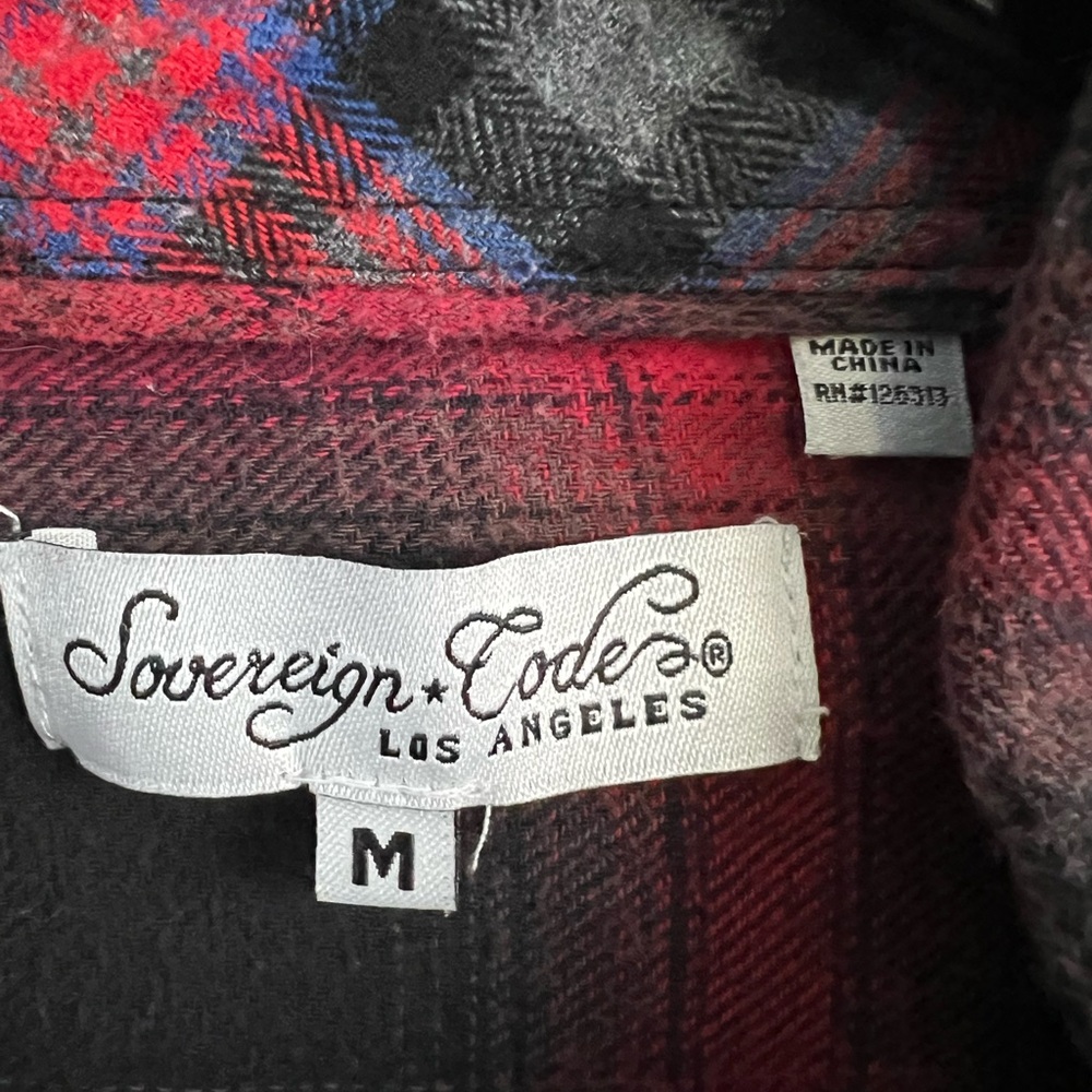 Sovereign Code unique patchwork flannel (M) - Picture 5 of 6